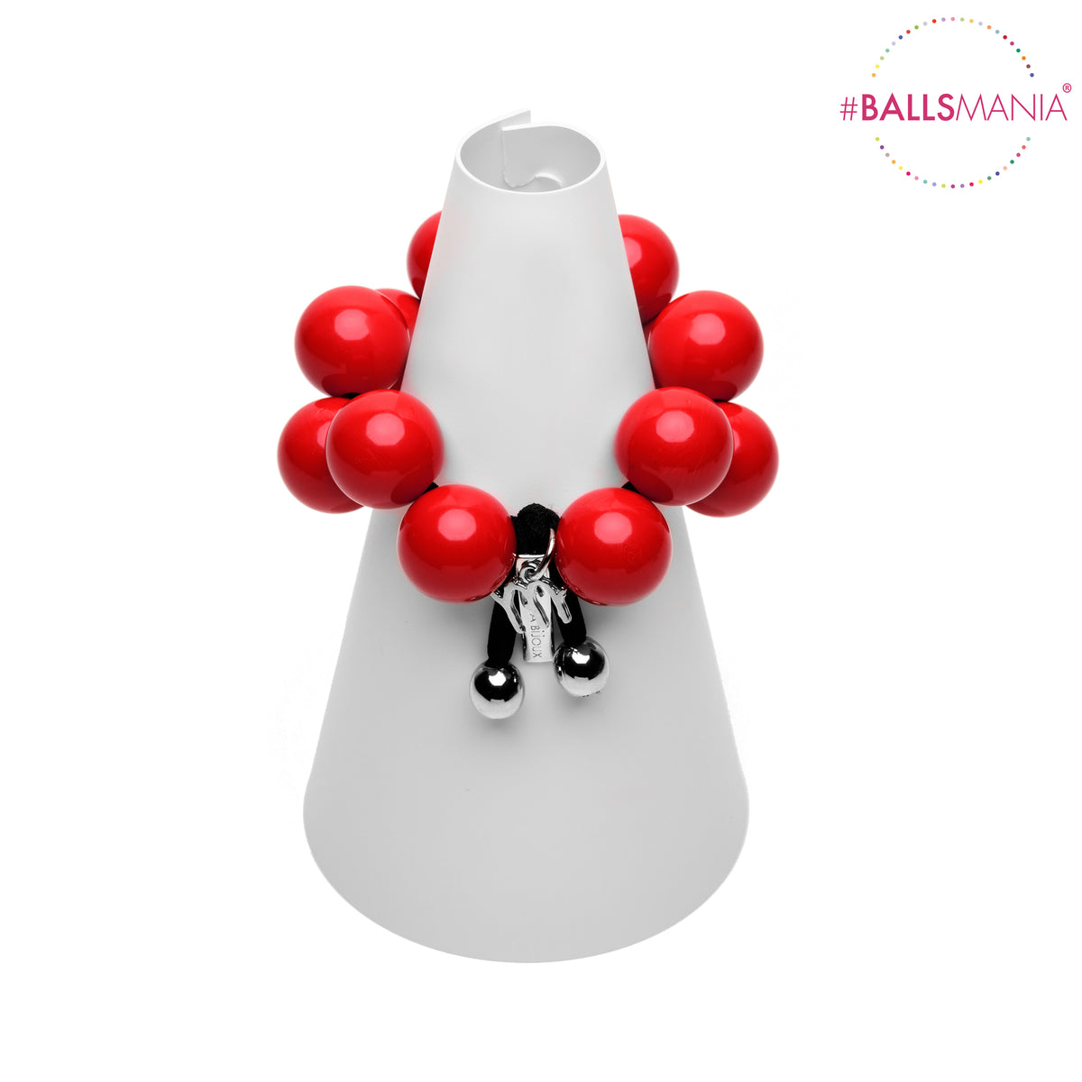 Bracciali Ballsmania Mirta in resina elasticizzati disponibili in vari colori