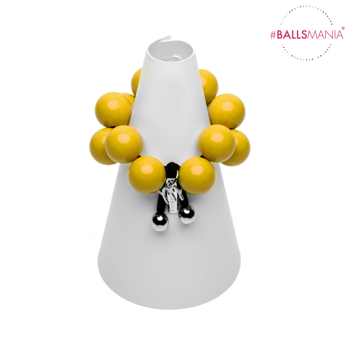 Bracciali Ballsmania Mirta in resina elasticizzati disponibili in vari colori