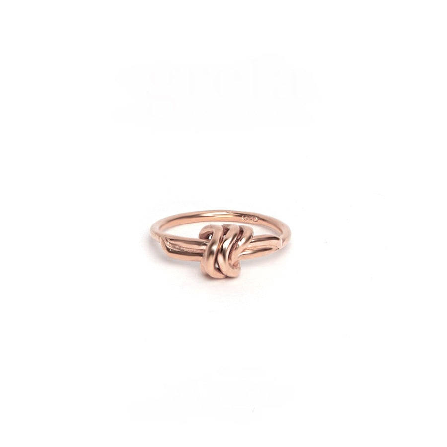 anello argento nodo d'amore