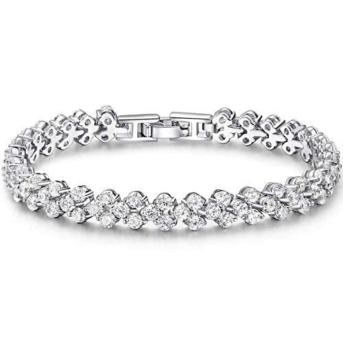 Bracciale tennis cristalli swarovsky argento e dintorni 