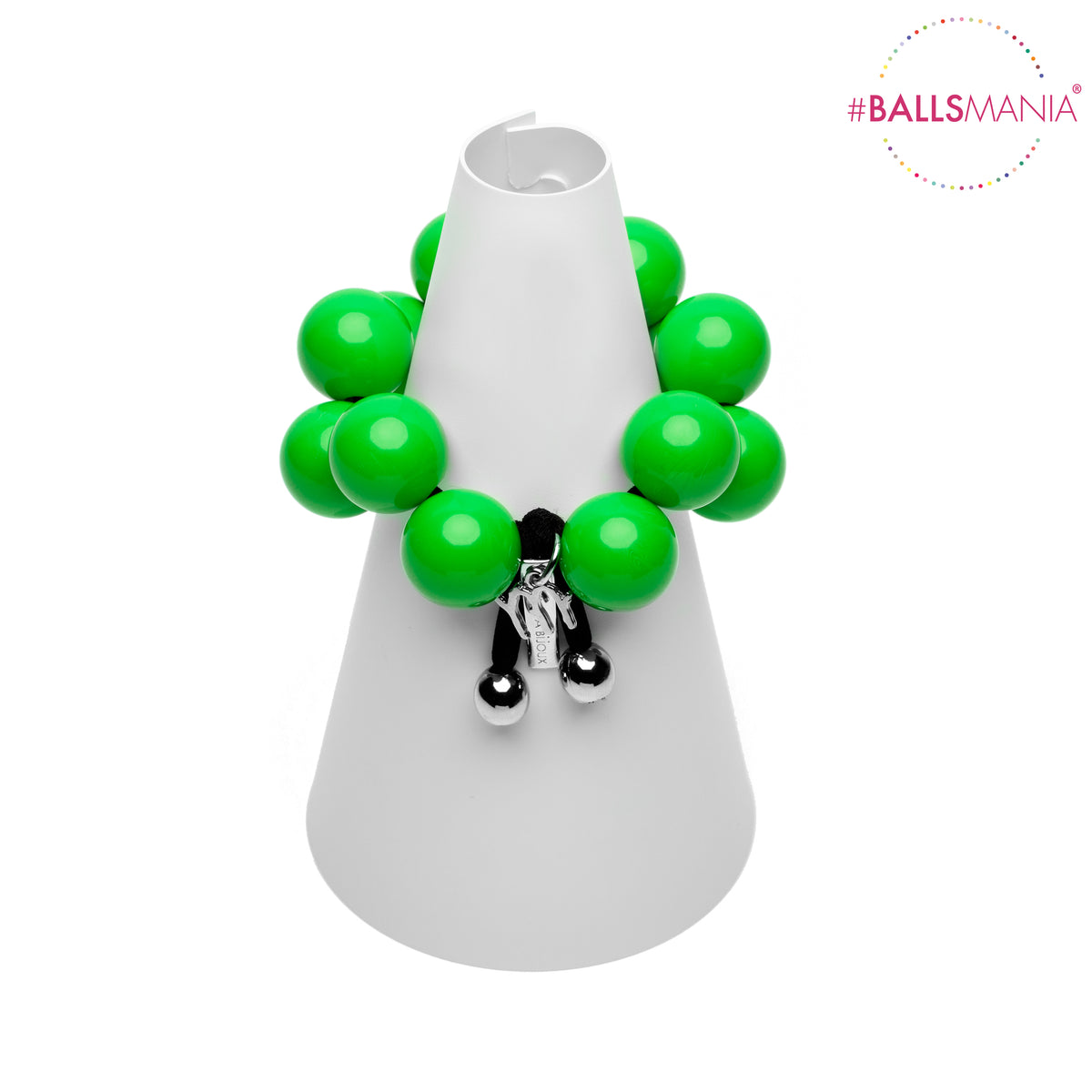 Bracciali Ballsmania Mirta in resina elasticizzati disponibili in vari colori