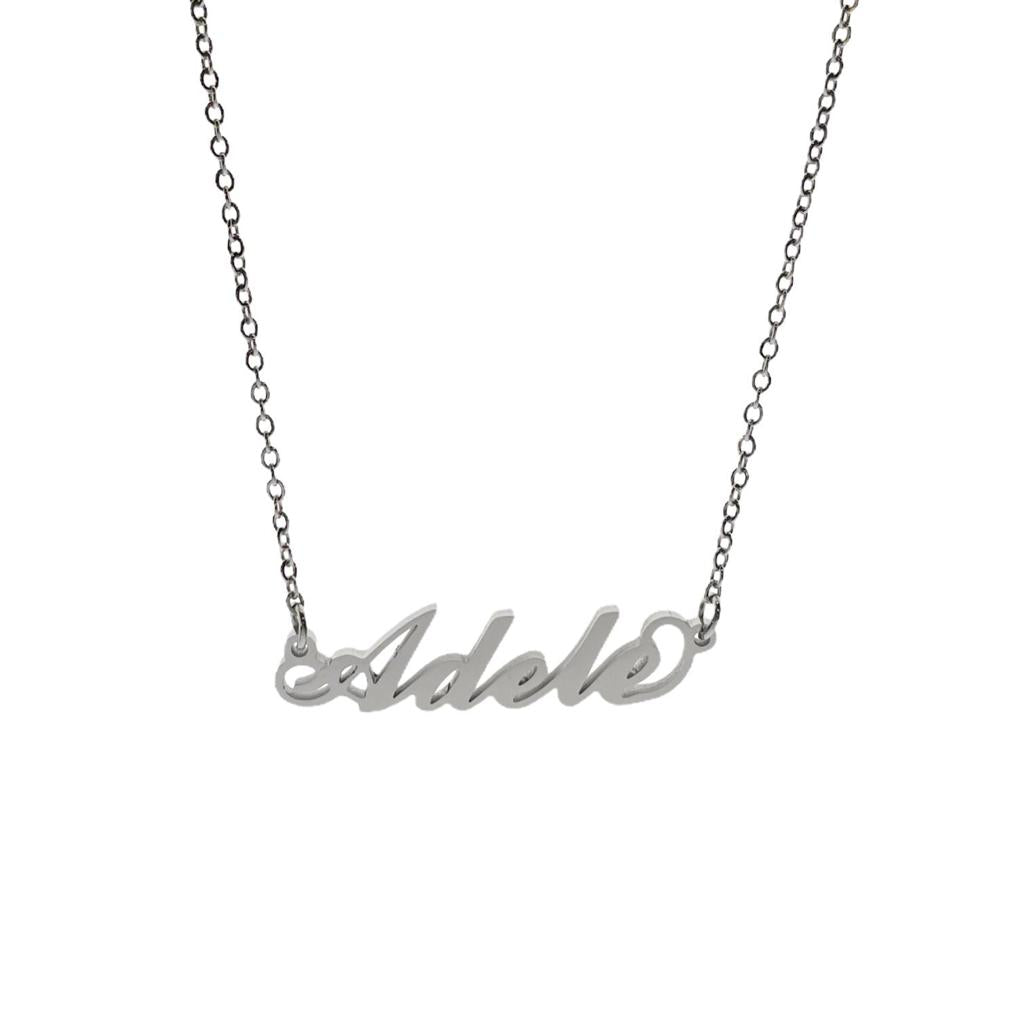 Collana con nome personalizzato in acciaio inossidabile