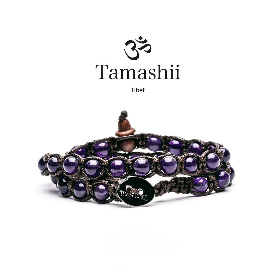 Bracciali Tamashii modelli a 2 giri misura pietra  6 mm