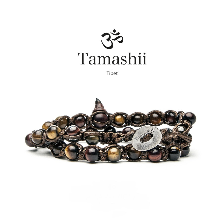 Bracciali Tamashii modelli a 2 giri misura pietra  6 mm