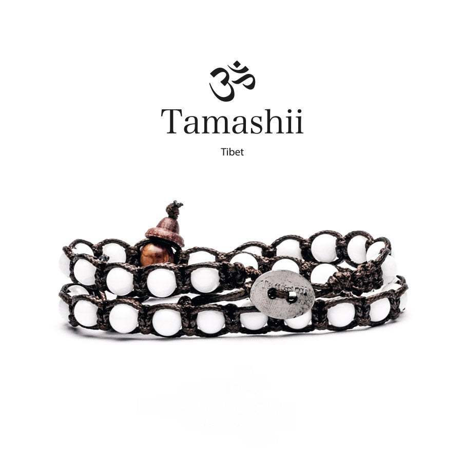 Bracciali Tamashii modelli a 2 giri misura pietra  6 mm