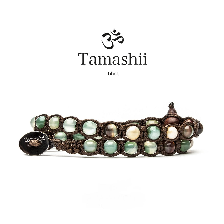 Bracciali Tamashii modelli a 2 giri misura pietra  6 mm