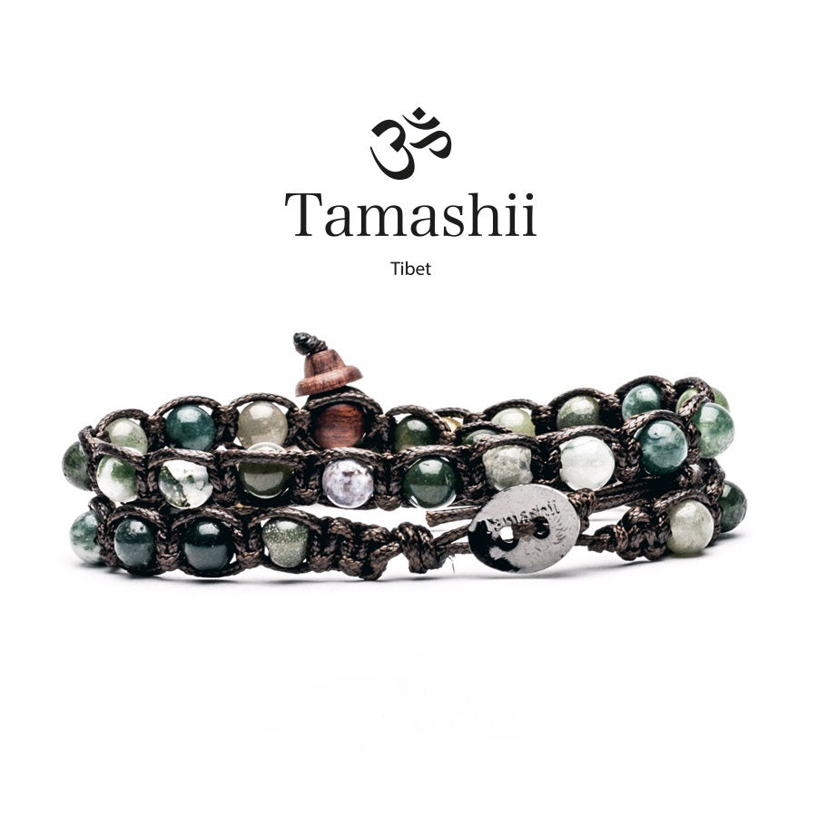 Bracciali Tamashii modelli a 2 giri misura pietra  6 mm