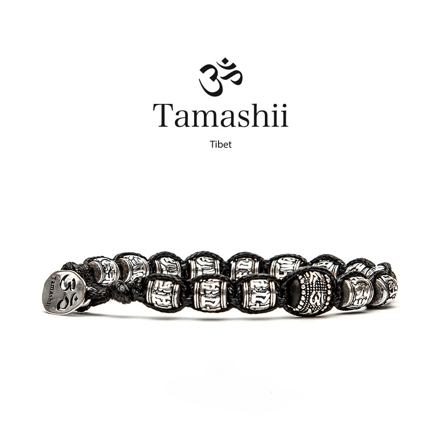 Bracciali Tamashii  modelli Ruota della Preghiera in argento