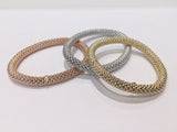 Bracciali in argento 925‰ maglia elasticizzata