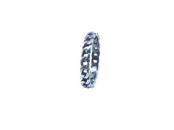 Fedina intrecciata in argento 925‰