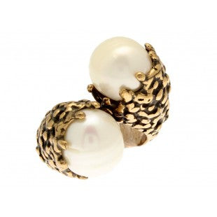 anello alcozer perla doppia