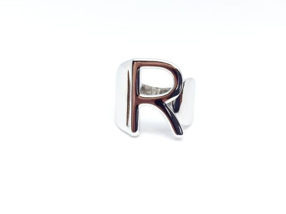 anello lettera iniziale del nome r