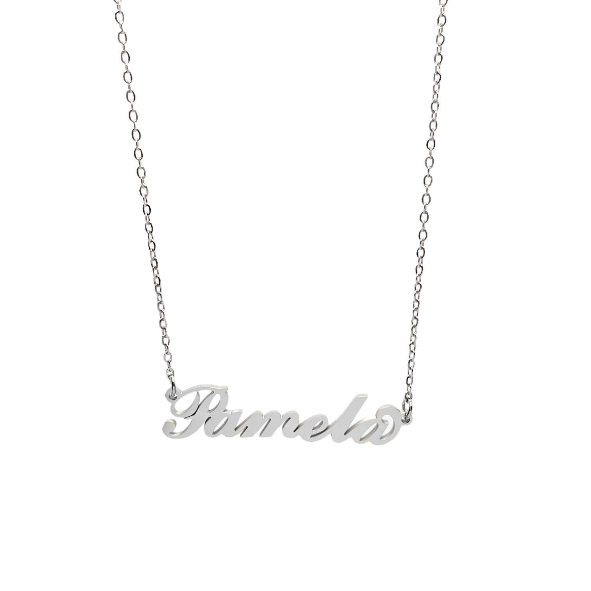Collana in acciaio con il nome H-Z