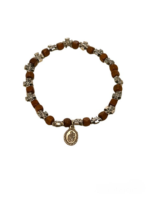 Bracciale rosario in ulivo