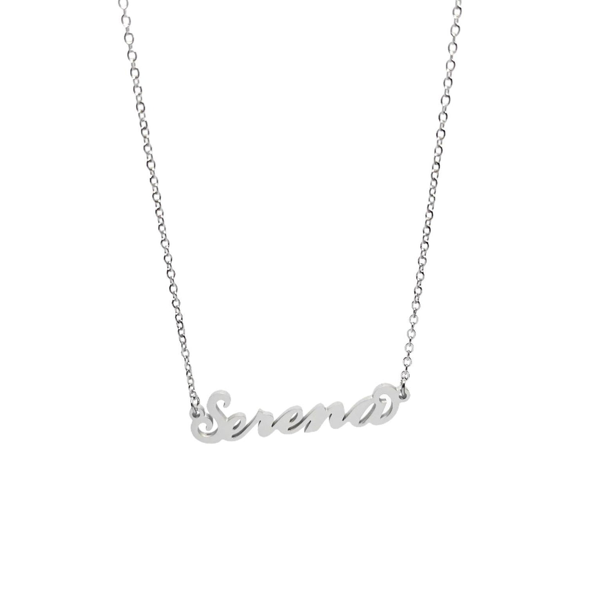Collana in acciaio con il nome H-Z