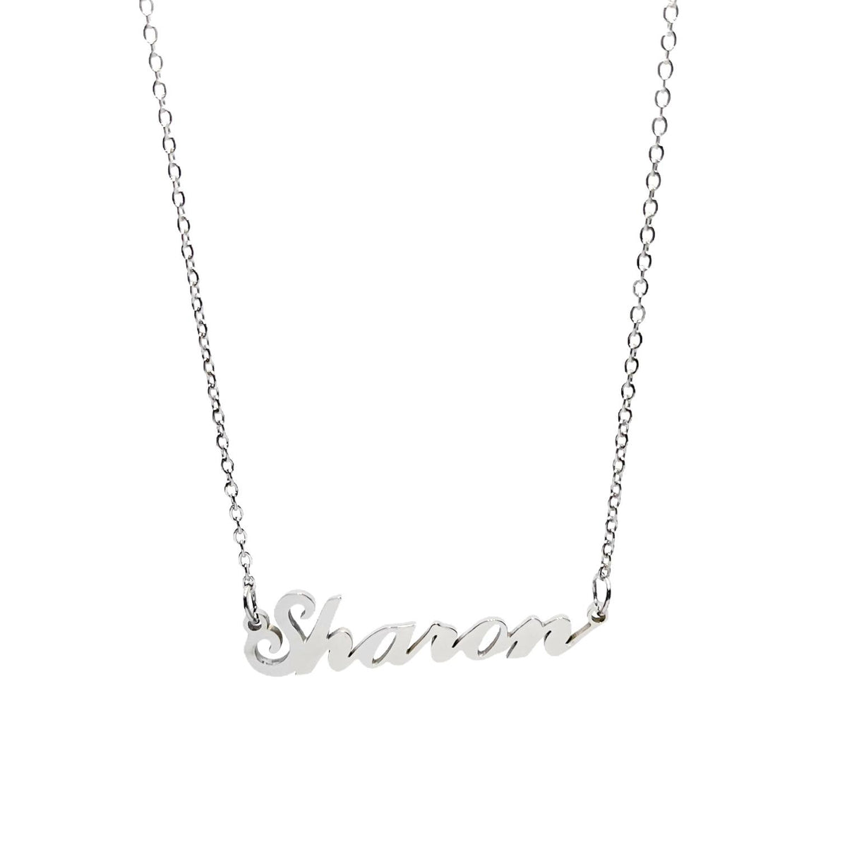 Collana in acciaio con il nome H-Z