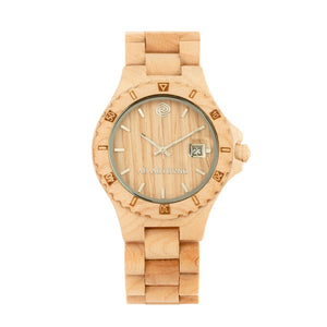 Orologio Ab Aeterno Sandy in legno naturale Acero