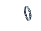 Fedina intrecciata in argento 925‰