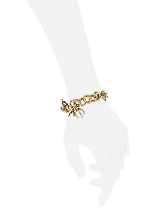 Bracciale Alcozer due perle e strass