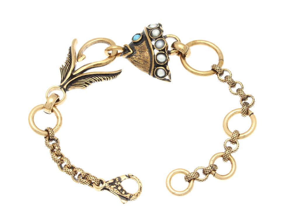 Bracciale Pesce appeso all'amo