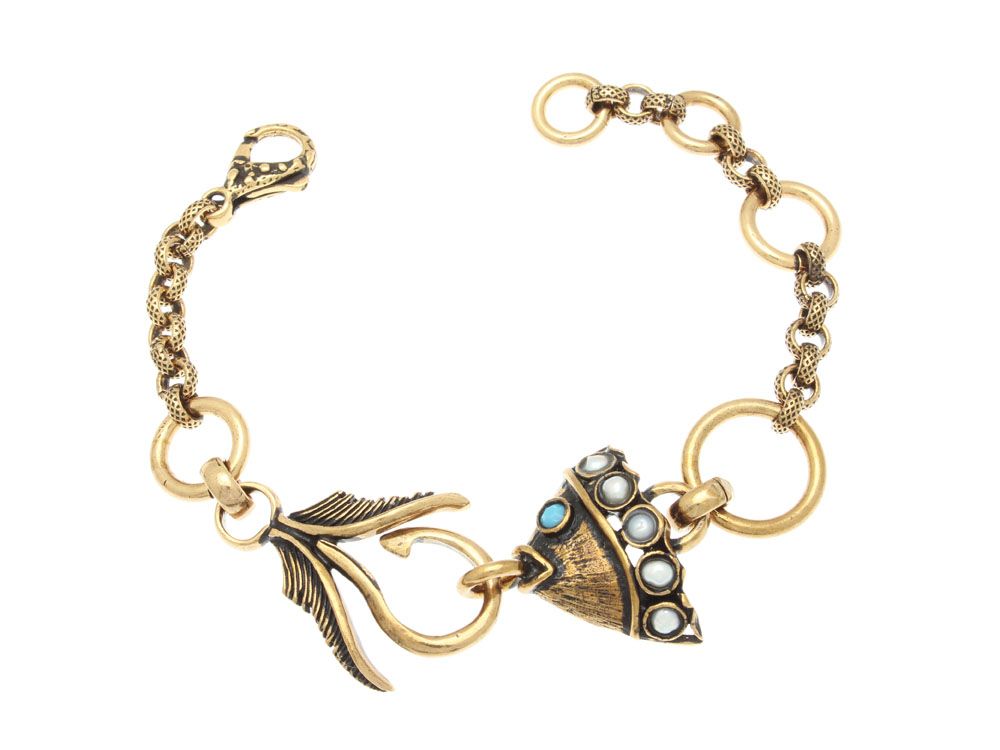 Bracciale Pesce appeso all'amo