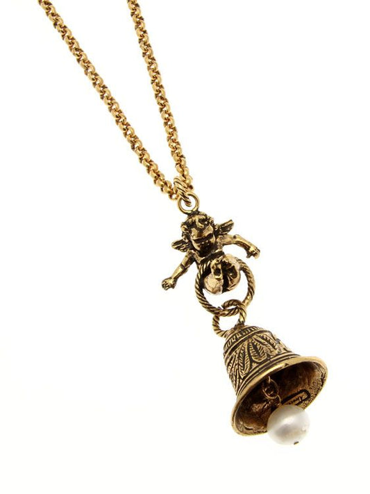 Collana Alcozer chiama angeli in ottone placcato oro