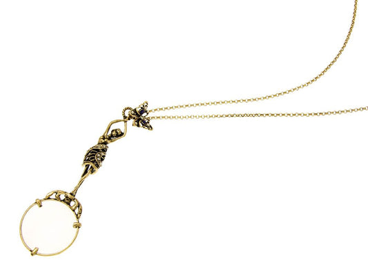 Collana Alcozer lente di ingrandimento