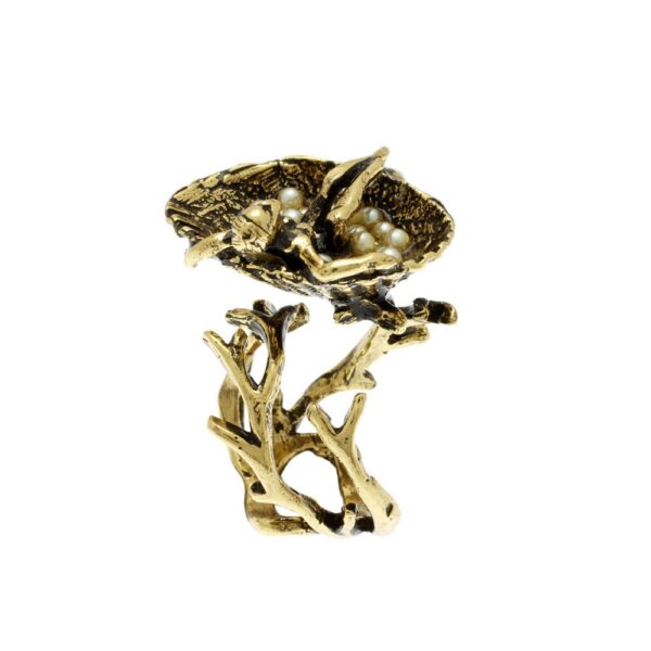 Anello conchiglia perle Alcozer