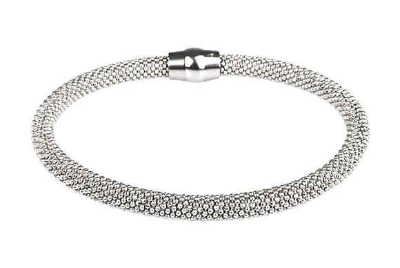 Bracciale Rigido con Simbolo Pace in Argento 925 Rodiato - Aka Gioielli Bracciale Rigido con Simbolo Pace in Argento 925 Rodiato - Aka Gioielli